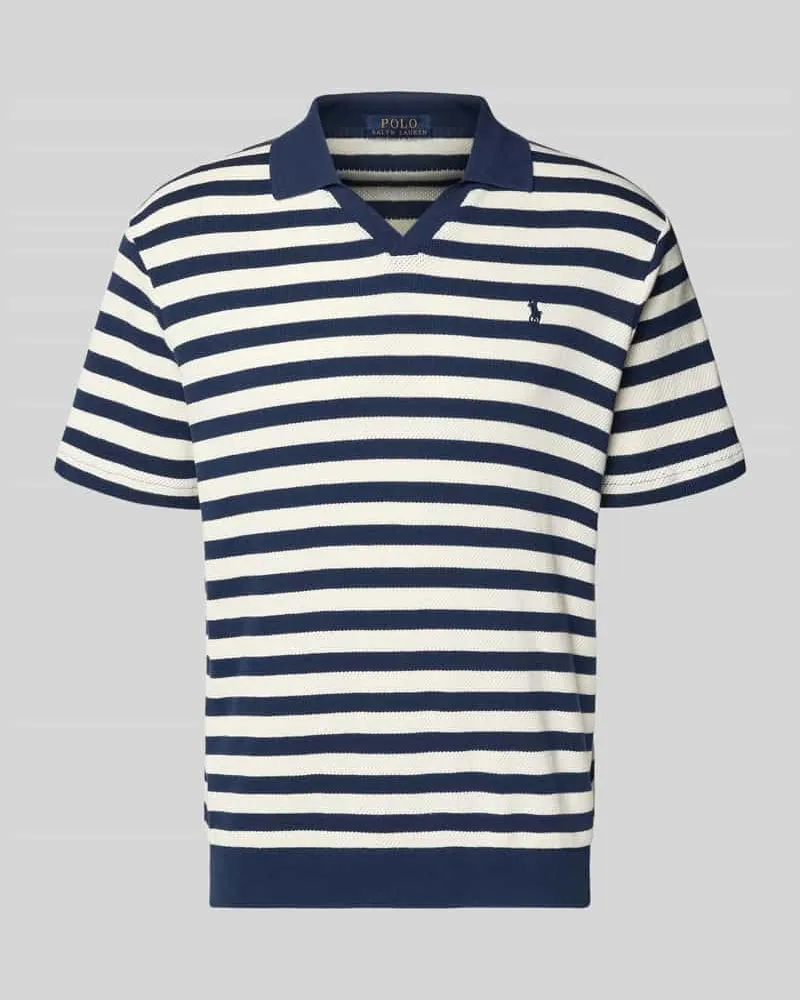 Ralph Lauren Regular Fit Poloshirt aus reiner Baumwolle Marine