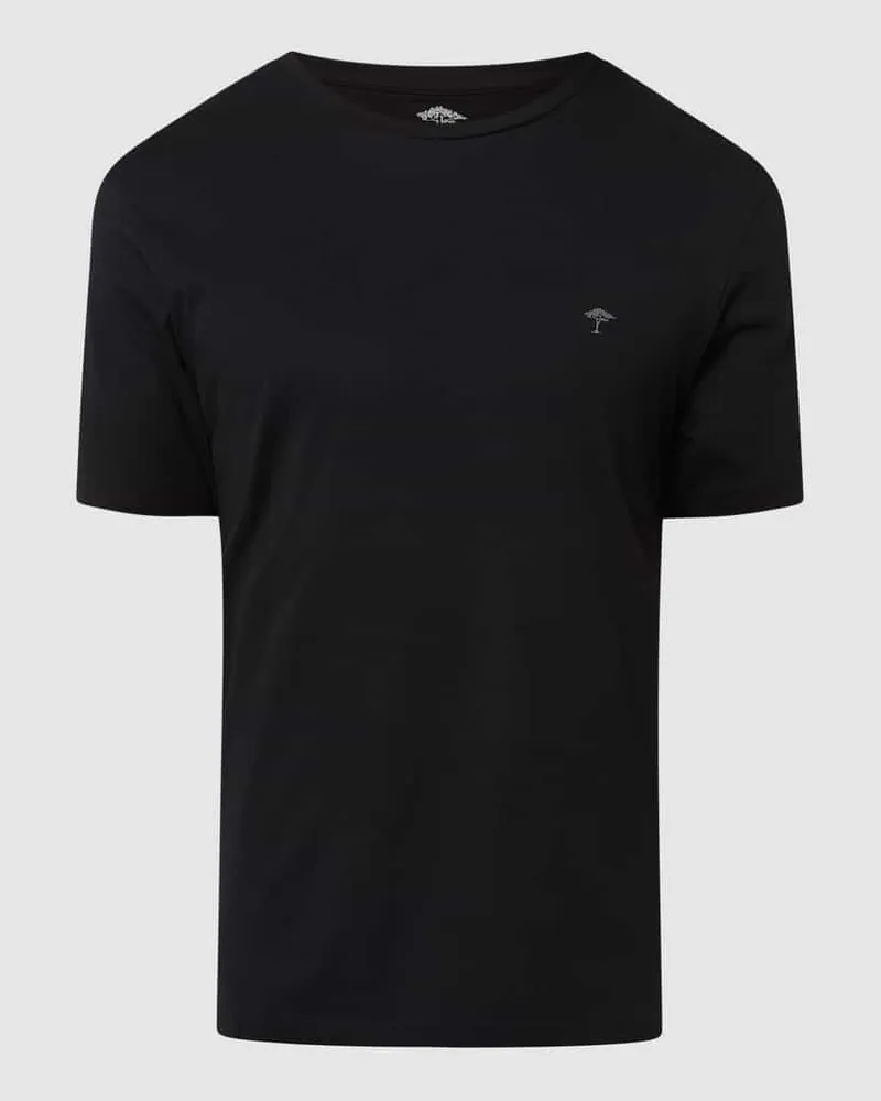 Fynch-Hatton T-Shirt mit Logo-Print Black