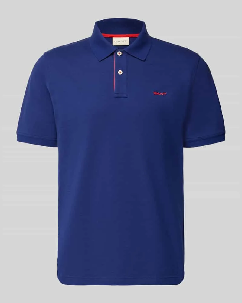 Gant Regular Fit Poloshirt mit Logo-Stitching Marine