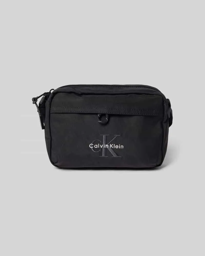 Calvin Klein Crossbody Bag mit Label-Stitching Black