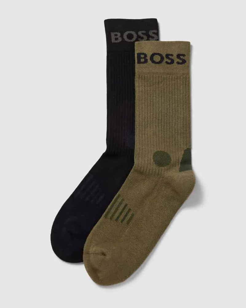 HUGO BOSS Socken mit Label-Schriftzug im 2er-Pack Modell 'Sport 