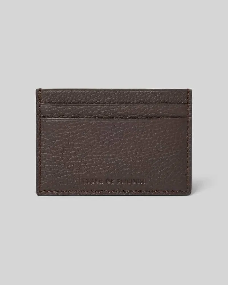 Tiger of Sweden Kartenetui aus Leder mit Label-Prägung Modell 'WAKE 