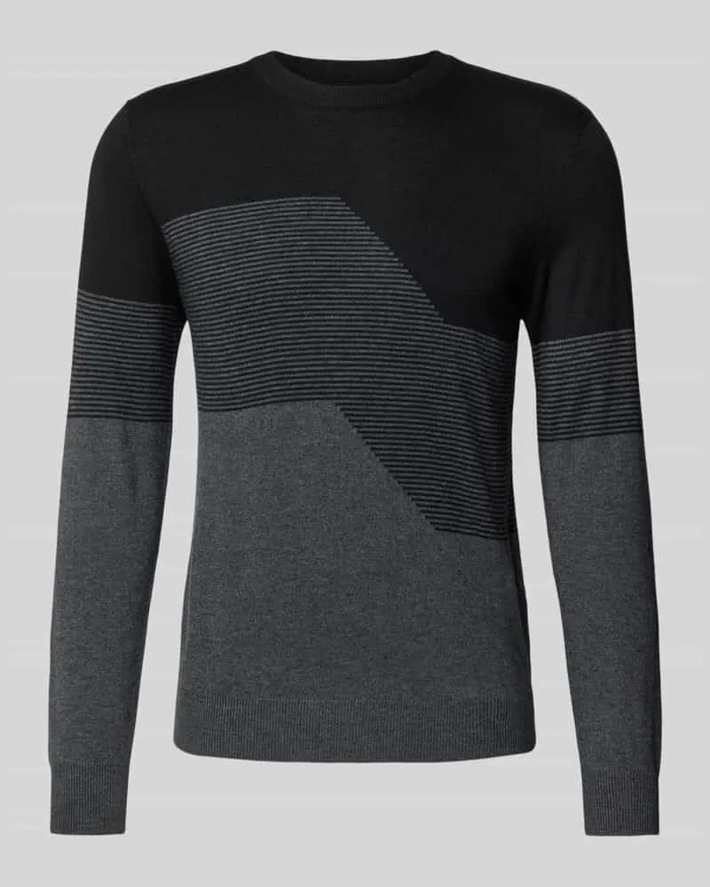 Antony Morato Strickpullover mit gerippten Abschlüssen 
