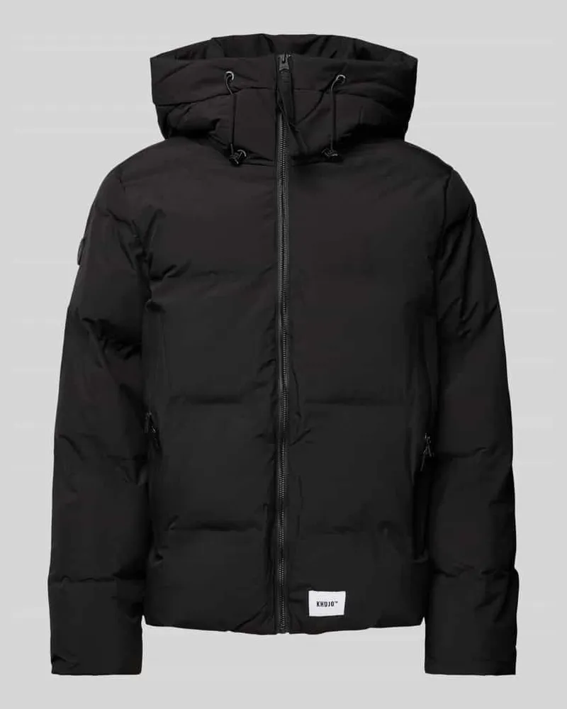 khujo Steppjacke mit Reißverschluss Modell 'WESH Black