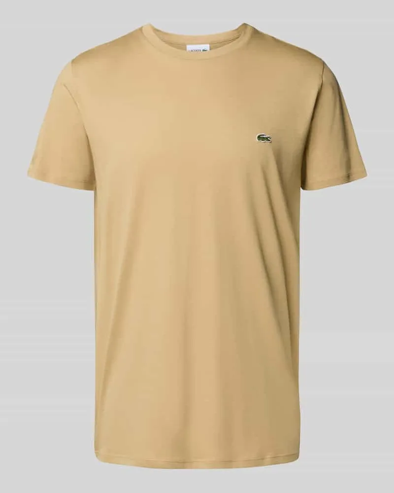 Lacoste Regular Fit T-Shirt aus reiner Baumwolle 
