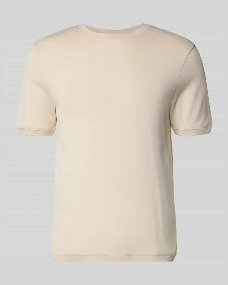 cinque Regular Fit T-Shirt mit Rundhalsausschnitt Modell 'Badi Offwhite