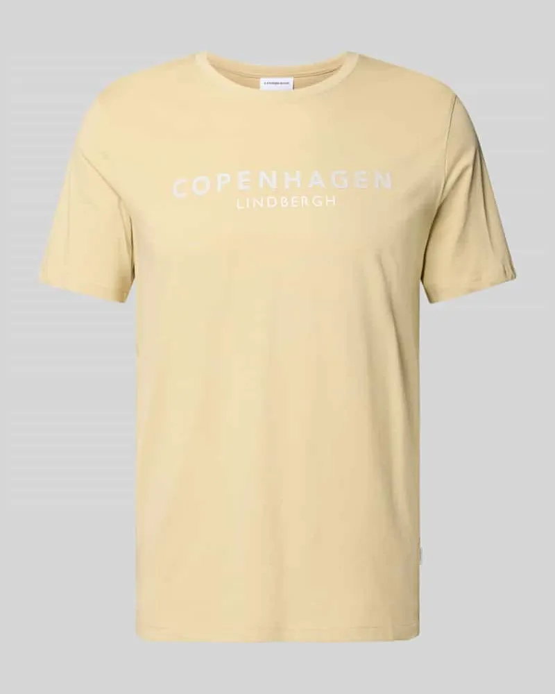 Lindbergh T-Shirt mit Label-Print Modell 'Copenhagen 