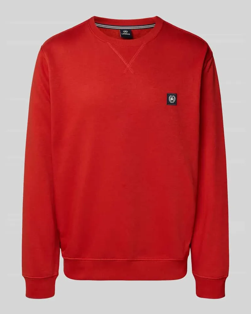 Lerros Sweatshirt mit Label-Patch 