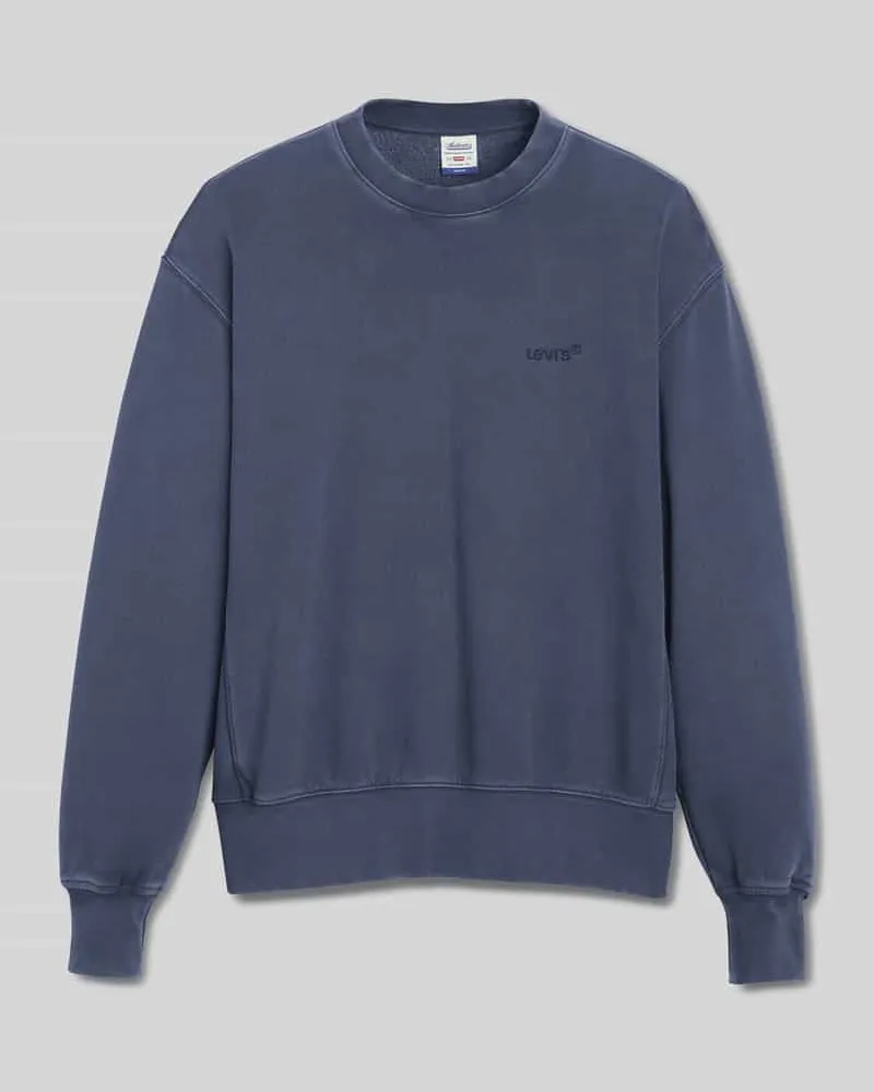 Levi's Relaxed Fit Sweatshirt aus Baumwoll-Mix Jeansblau