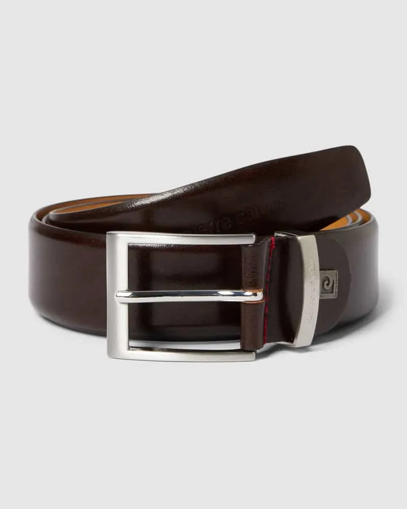 Pierre Cardin Ledergürtel mit Dornschließe 