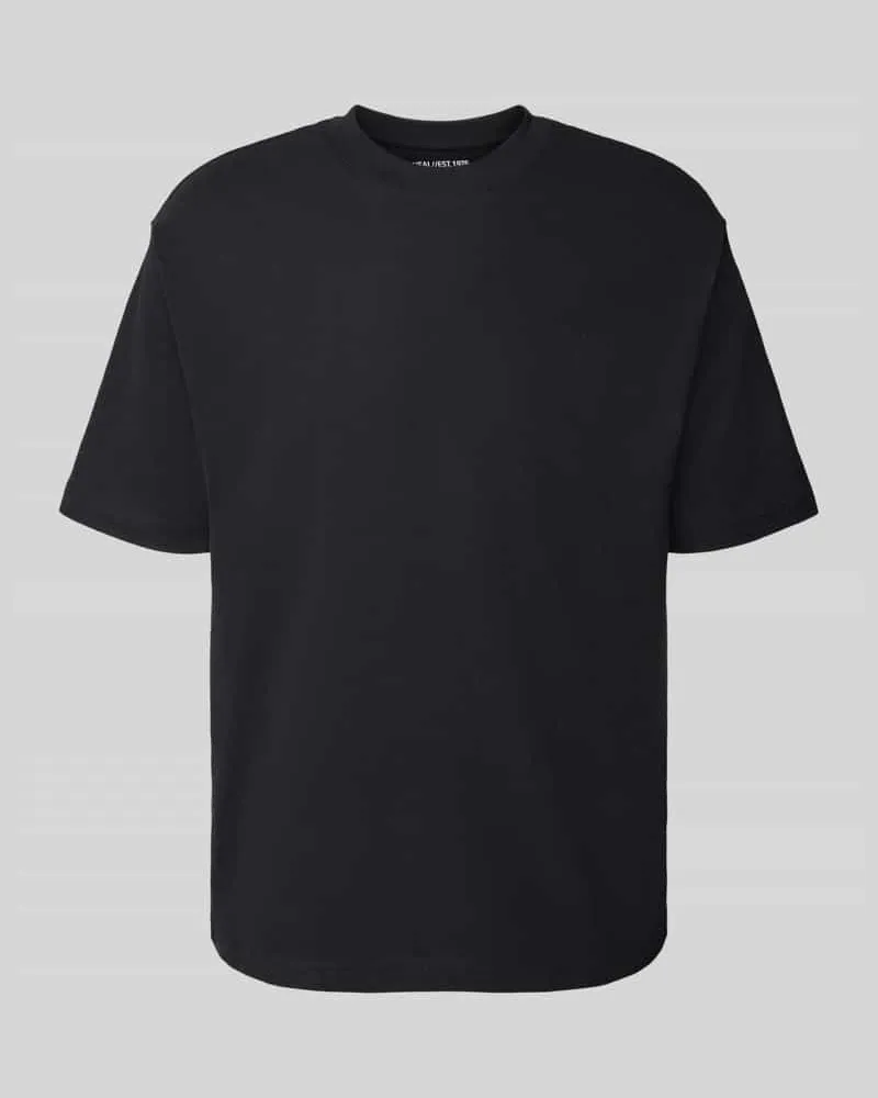 McNeal Regular Fit T-Shirt mit Rundhalsausschnitt Black