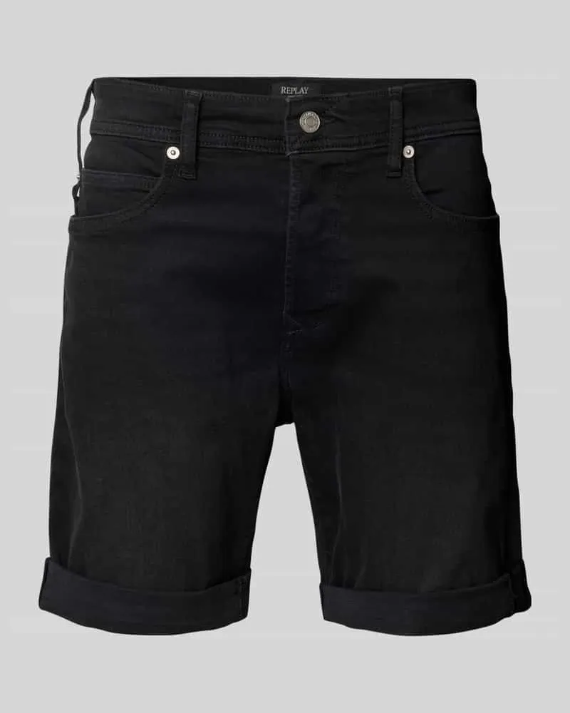 Replay Tapered Fit Jeansshorts mit Eingrifftaschen Modell 'RBJ.901 