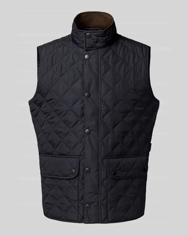Barbour Regular Fit Steppweste mit Druckknöpfen Modell 'LOWERDALE GILET 