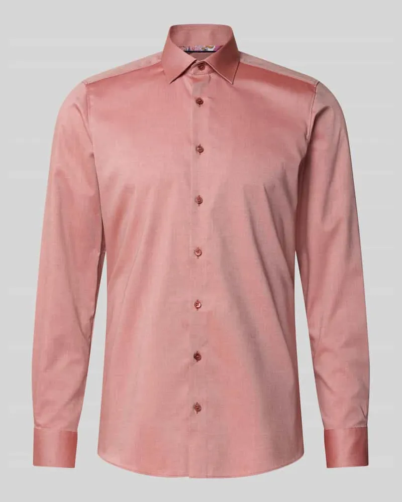 Olymp Slim Fit Business-Hemd mit Kentkragen Terra