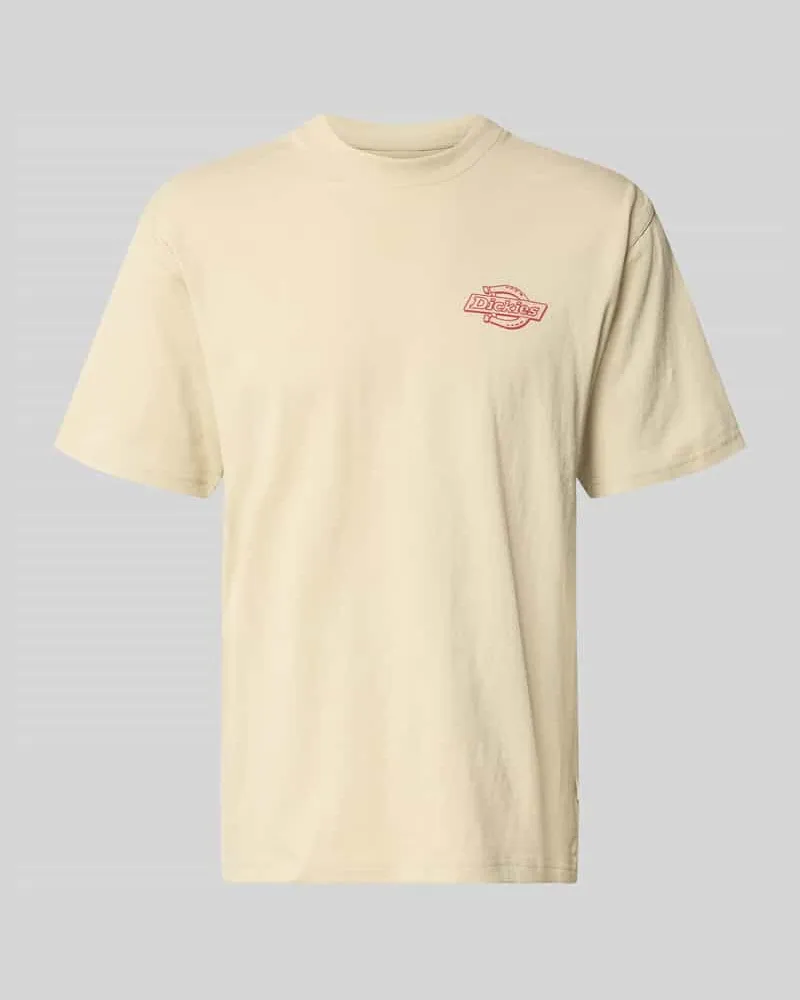 Dickies T-Shirt mit Logo Modell 'MILLVILLE Beige
