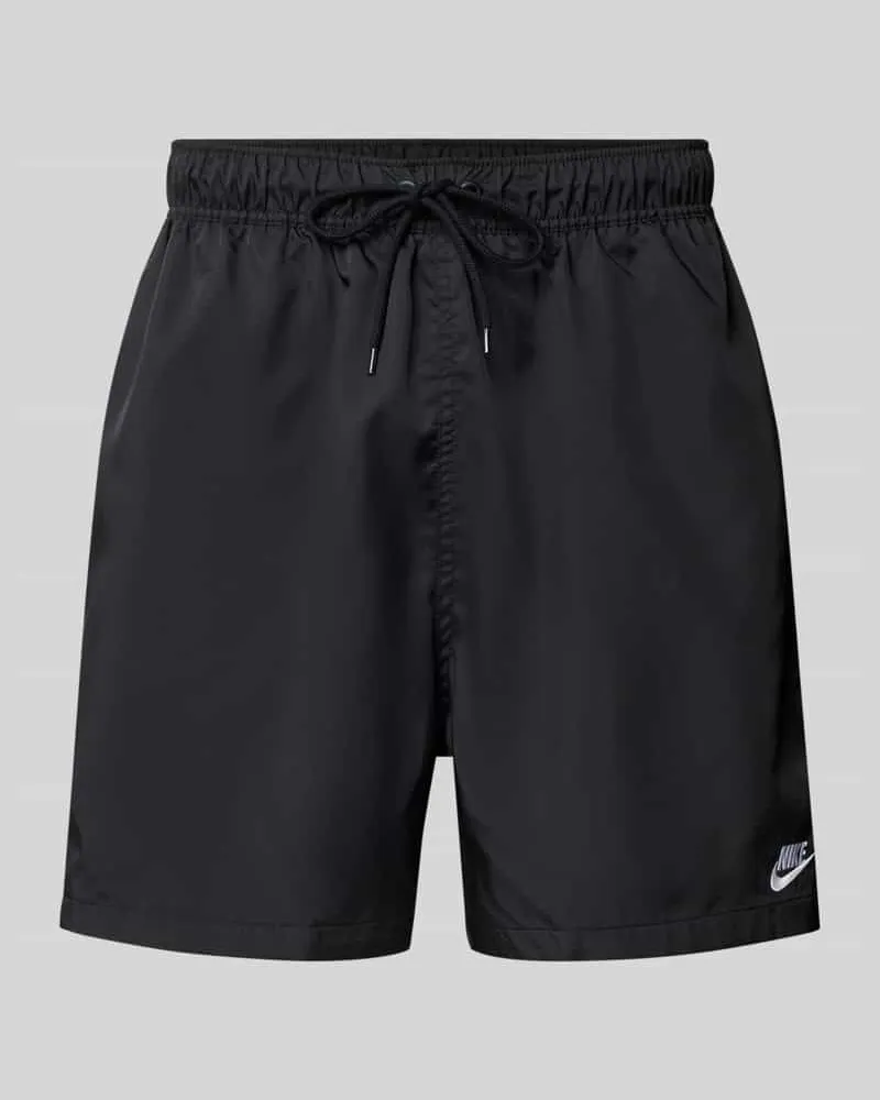 Nike Shorts mit Label-Stitching und elastischem Bund Black