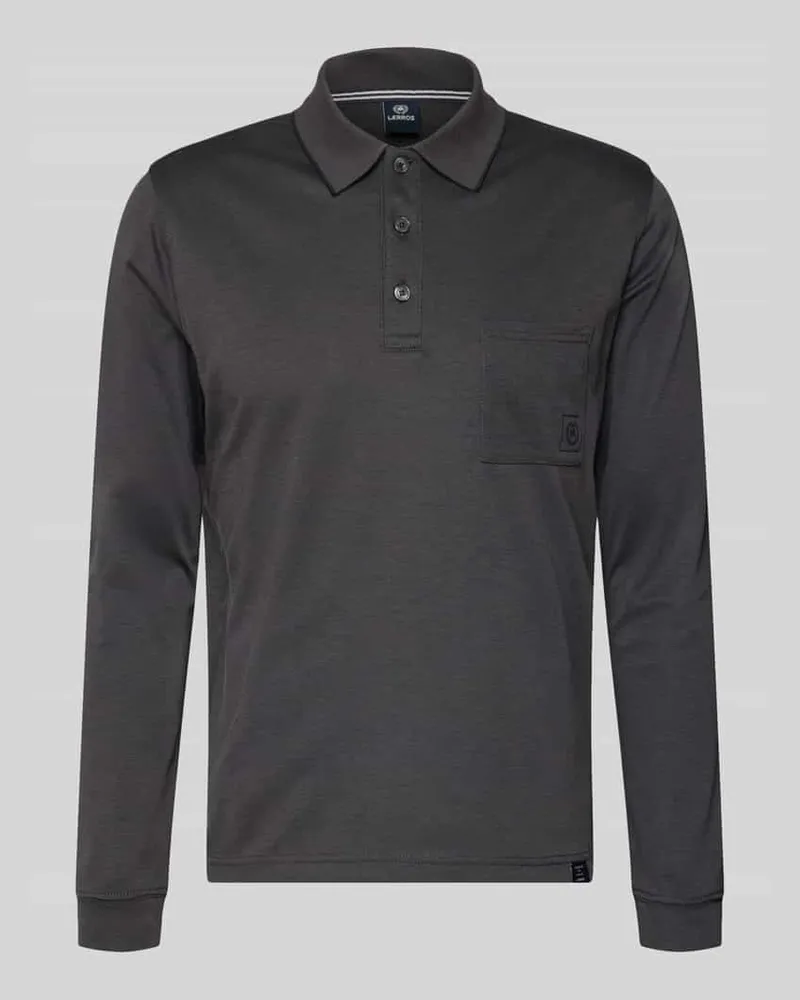 Lerros Poloshirt mit Brusttasche Black