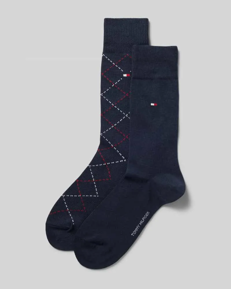 Tommy Hilfiger Socken aus Baumwoll-Mix Marine