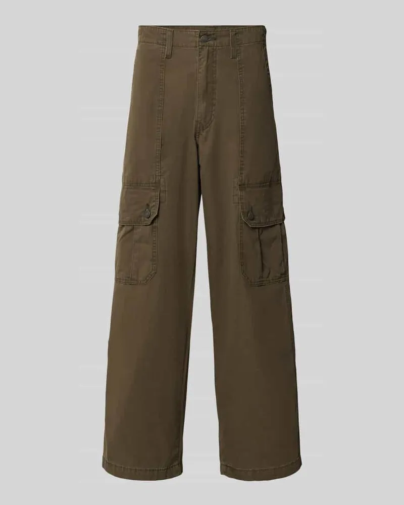 Levi's Regular Fit Cargohose aus reiner Baumwolle Modell 'EXTRA BAGGY CARGOS Khaki