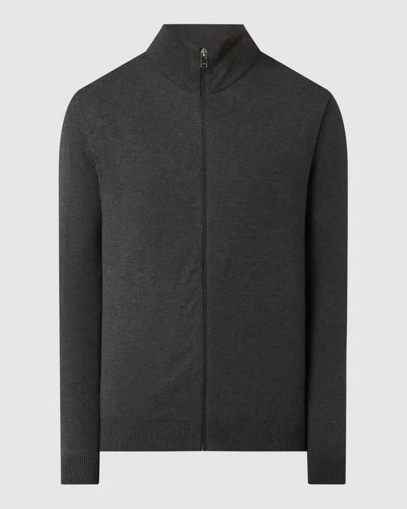 Selected Homme Strickjacke mit Stehkragen Modell 'BERG 