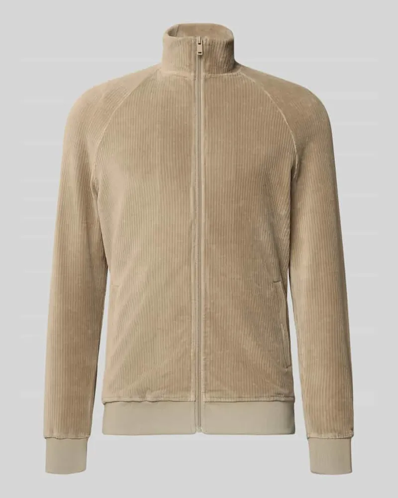 McNeal Sweatjacke mit Stehkragen Mud
