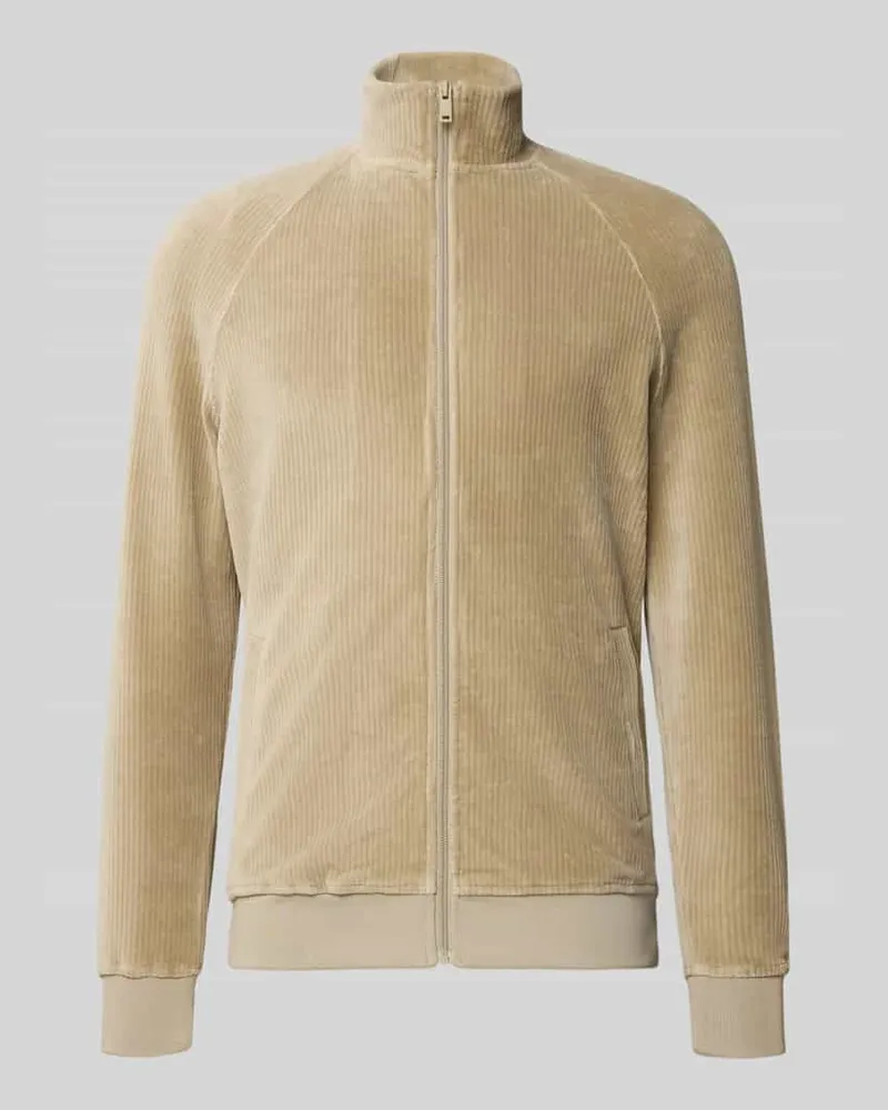 McNeal Sweatjacke mit Stehkragen Mud