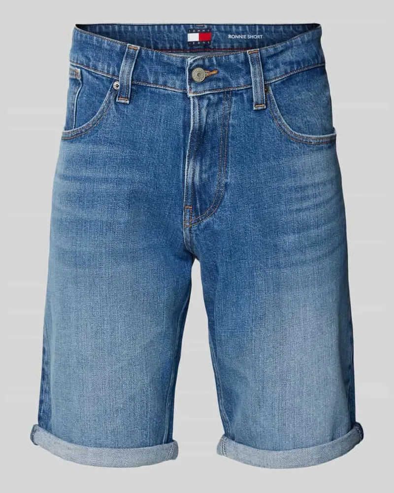Tommy Hilfiger Regular Fit Jeansshorts aus Baumwoll-Mix Modell 'RONNIE 