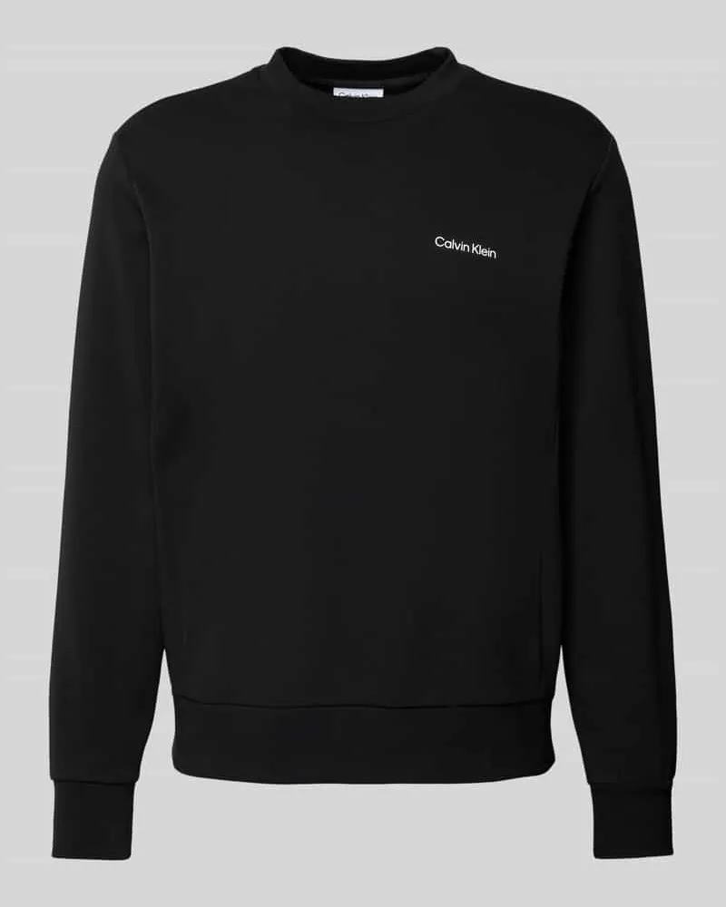 Calvin Klein Sweatshirt mit Label-Detail 