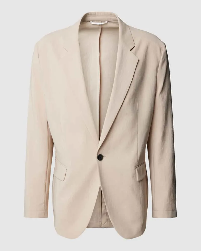 HUGO BOSS 1-Knopf-Sakko mit Pattentaschen Modell 'Kris Beige