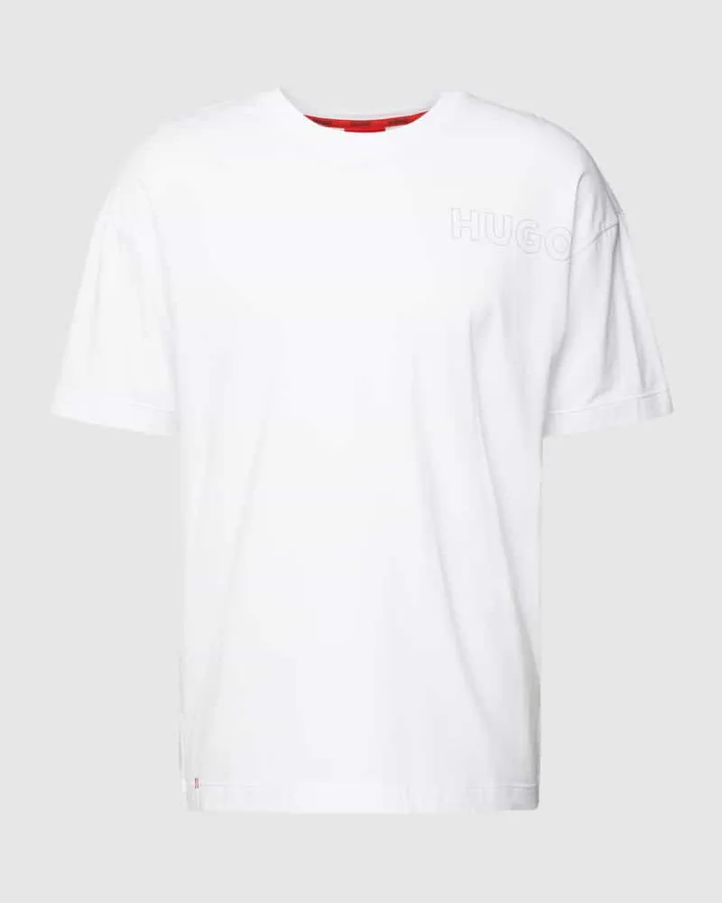 HUGO BOSS T-Shirt mit Label-Print Modell 'Unite 