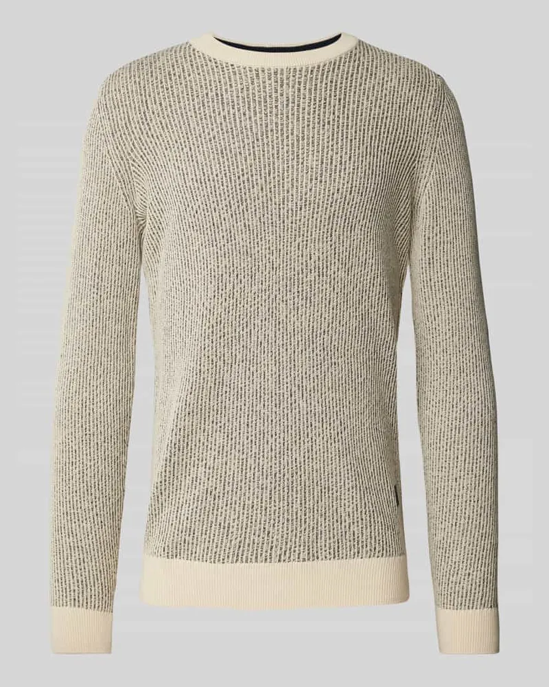 Tom Tailor Regular Fit Strickpullover aus atmungsaktiver und weicher Baumwolle 