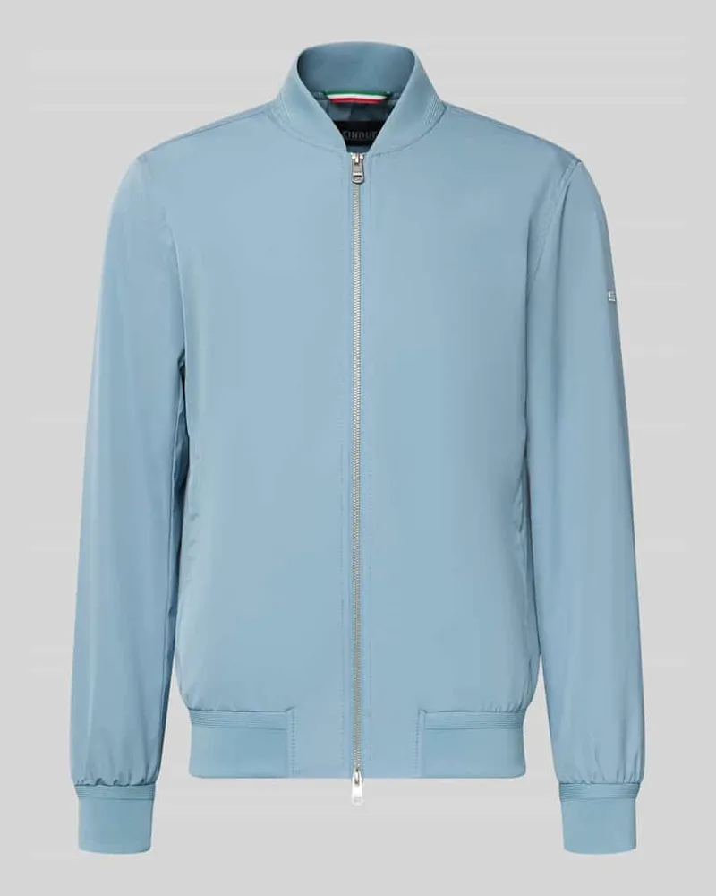 cinque Regular Fit Bomberjacke mit Stehkragen Modell 'Rapid Hellblau