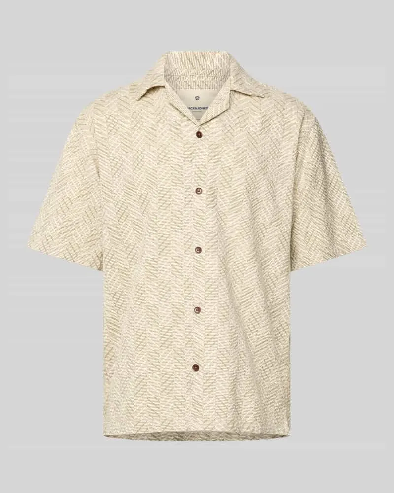 Jack & Jones Regular Fit Freizeithemd mit Resortkragen Modell 'BLUVINCENT 