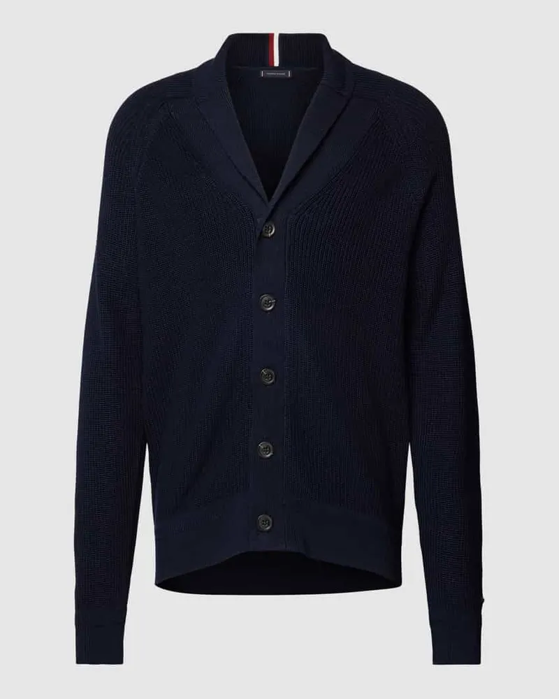 Tommy Hilfiger Cardigan mit V-Ausschnitt Marine