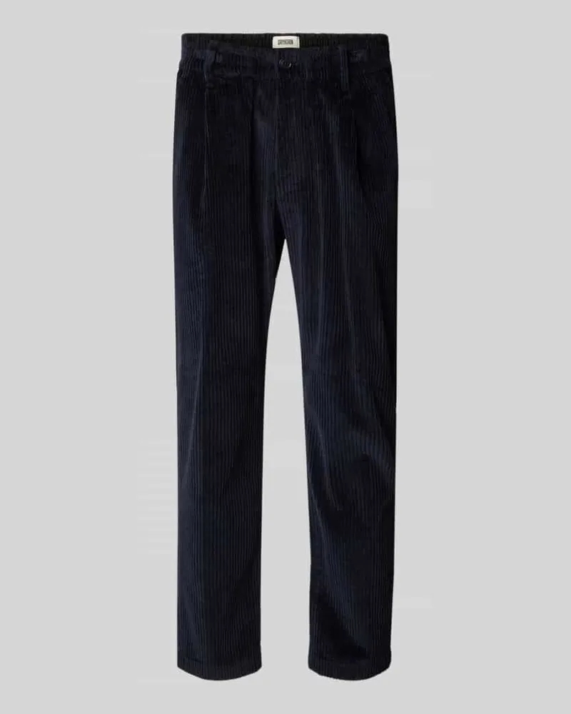 Drykorn Regular Fit Cordhose mit Gesäßtaschen Modell 'CHASY Marine