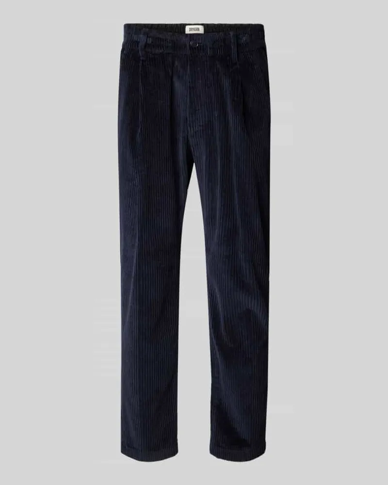 Drykorn Regular Fit Cordhose mit Gesäßtaschen Modell 'CHASY Marine