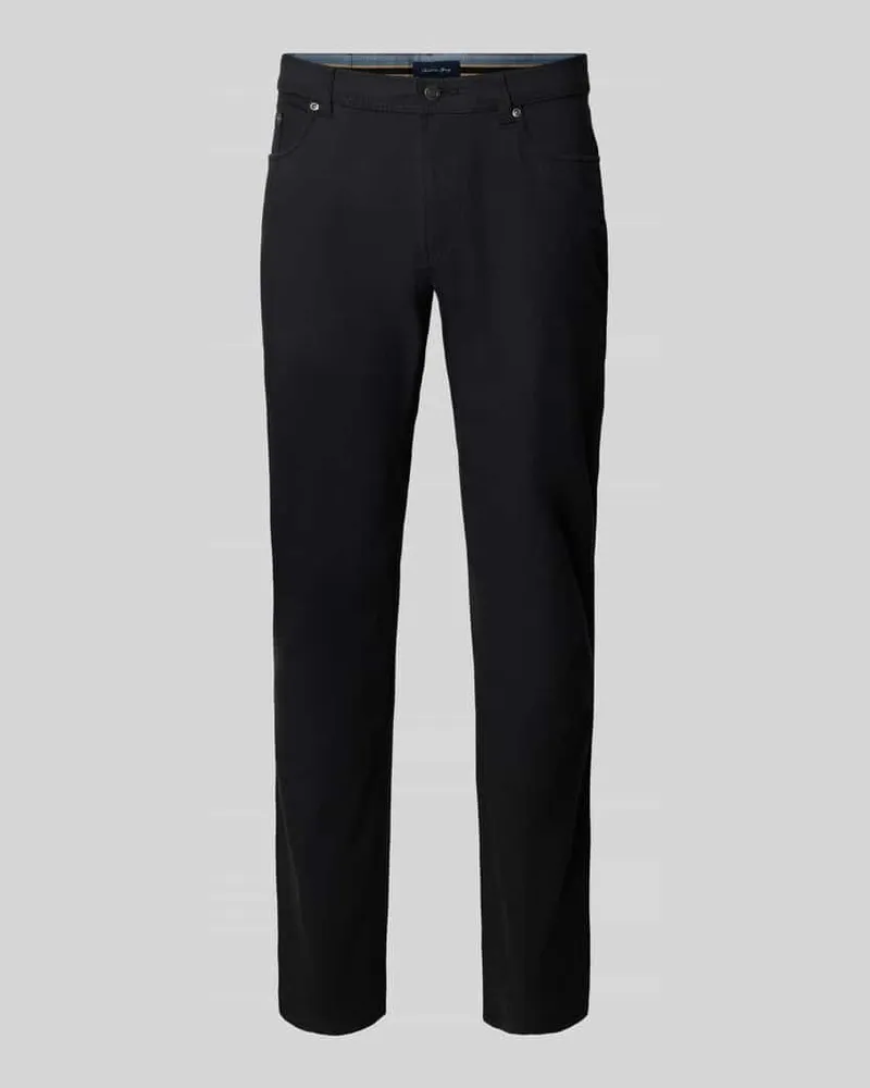 Christian Berg Slim Fit Stoffhose mit Bio-Baumwoll- Anteil und 5-Pocket-Design 