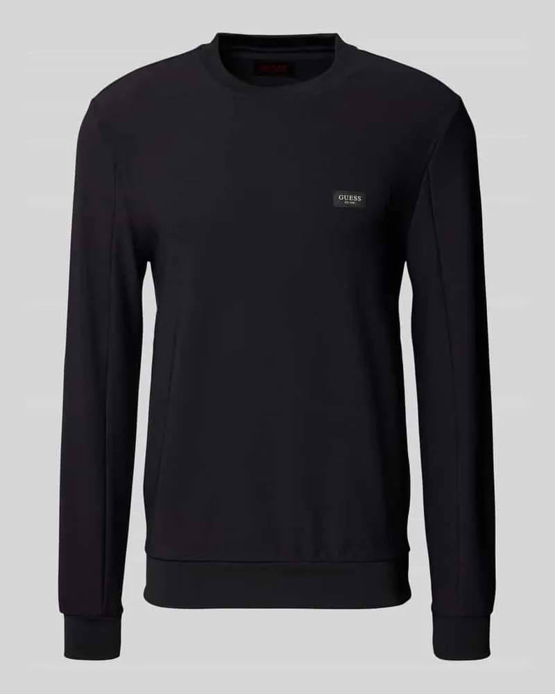Guess Sweatshirt mit Label-Badge 