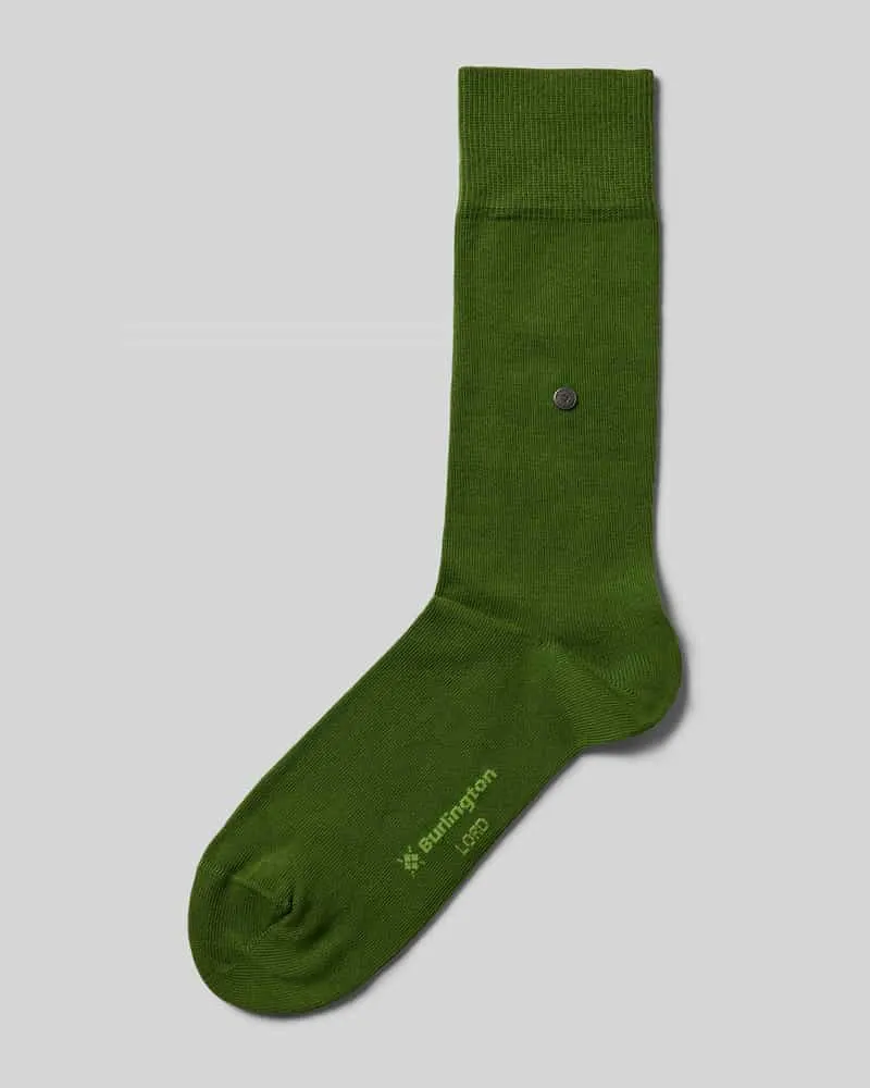 Burlington Socken mit Label-Details 