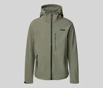 Softshell-Jacke mit Reißverschlusstaschen