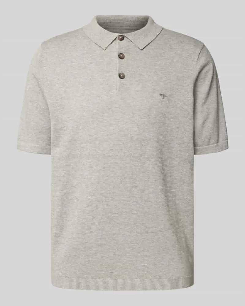 Fynch-Hatton Regular Fit Poloshirt in Strick-Optik 