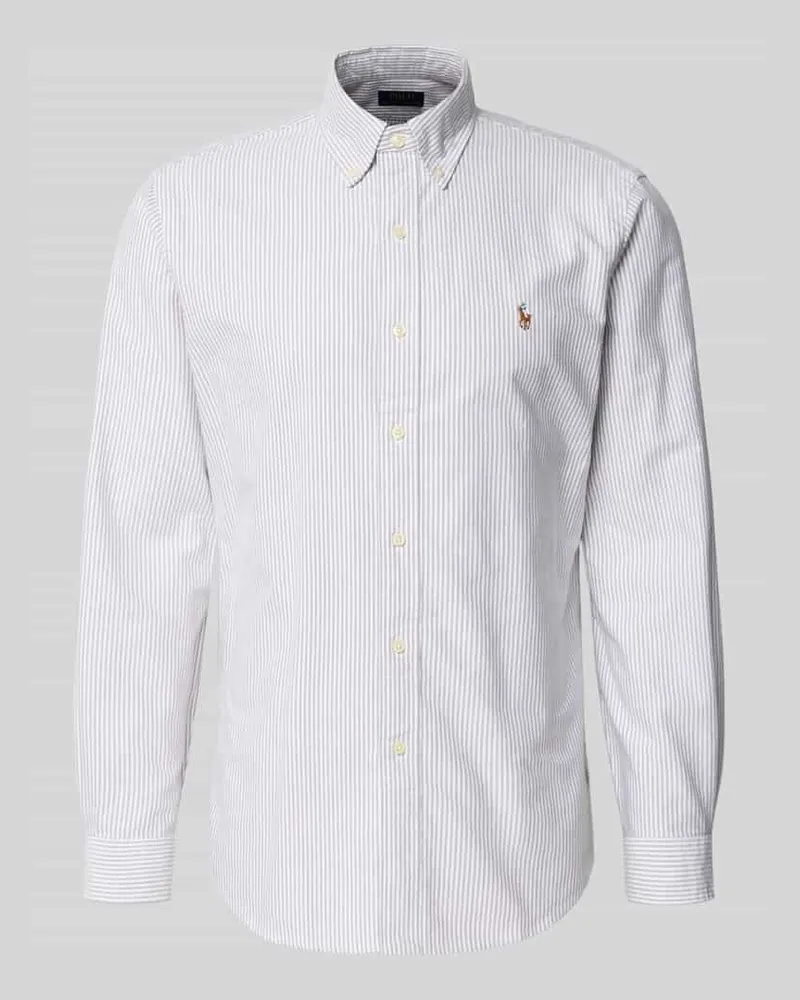 Ralph Lauren Custom Fit Freizeithemd mit Button-Down-Kragen 