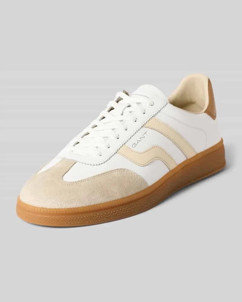 Gant Sneaker aus echtem Leder Modell 'Cuzmo Weiss