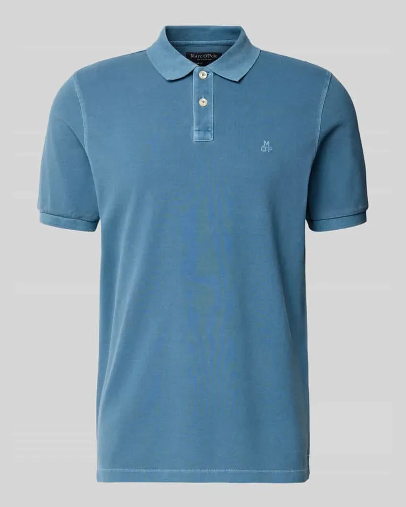 Marc O'Polo Poloshirt aus Baumwolle Dunkelblau