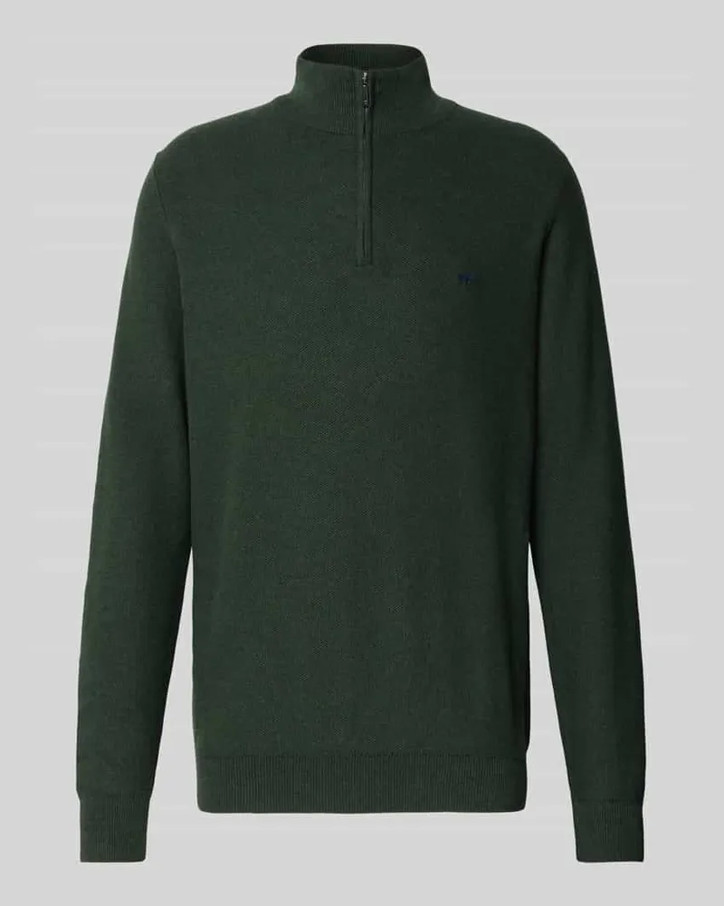 Fynch-Hatton Strickpullover mit Troyer-Kragen 