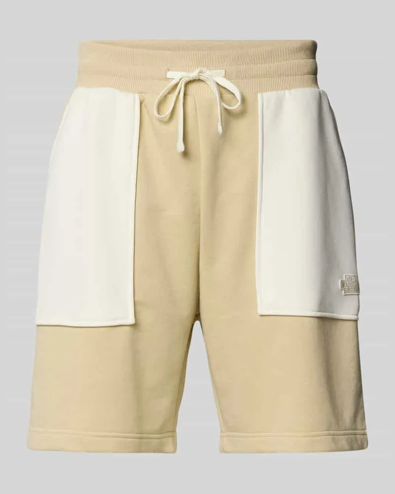 The North Face Regular Fit Sweatshorts mit aufgesetzten Taschen Modell 'TERRY Beige