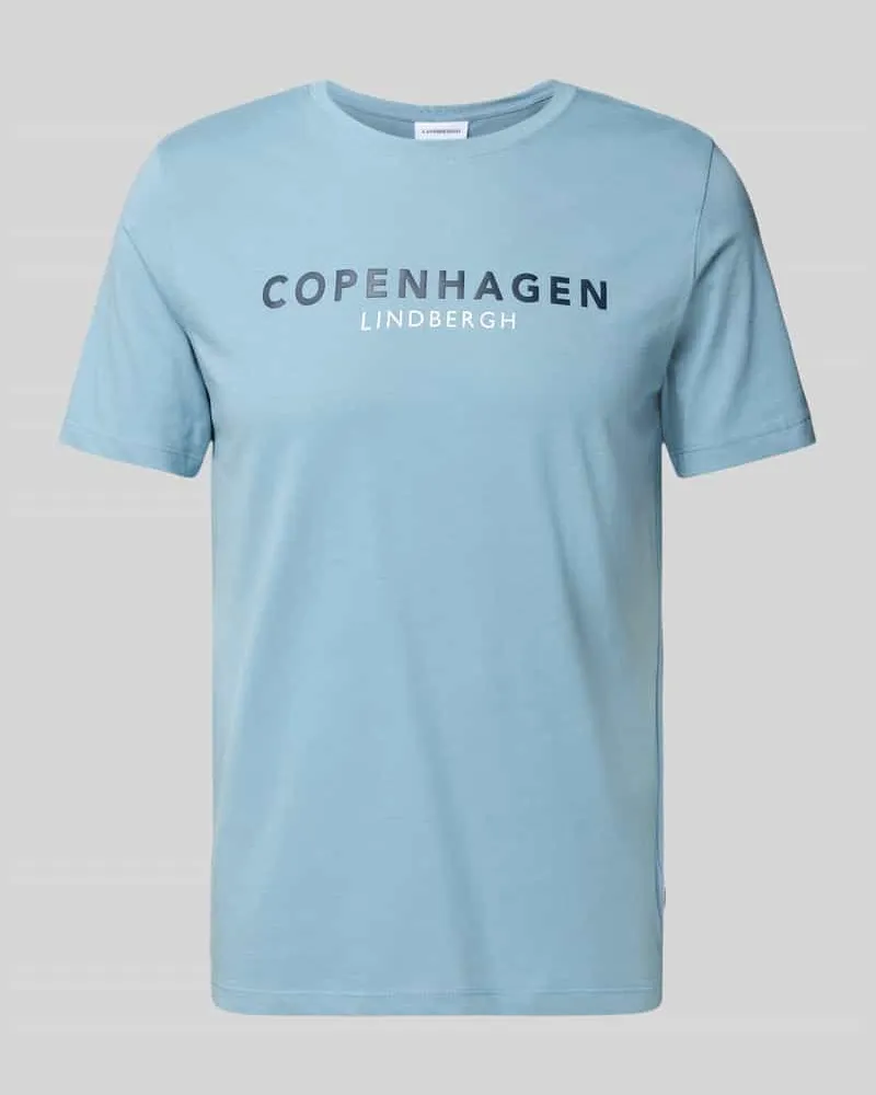 Lindbergh T-Shirt mit Label-Print Modell 'Copenhagen 