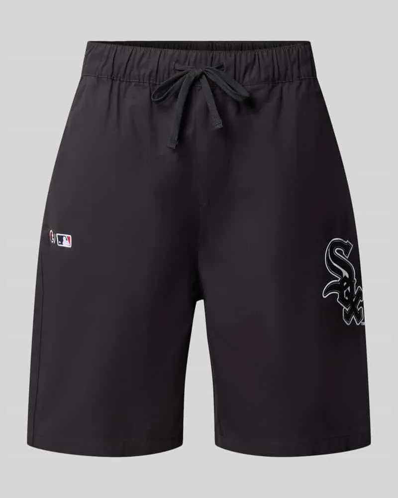 Champion Relaxed Fit Shorts aus reiner Baumwolle Black