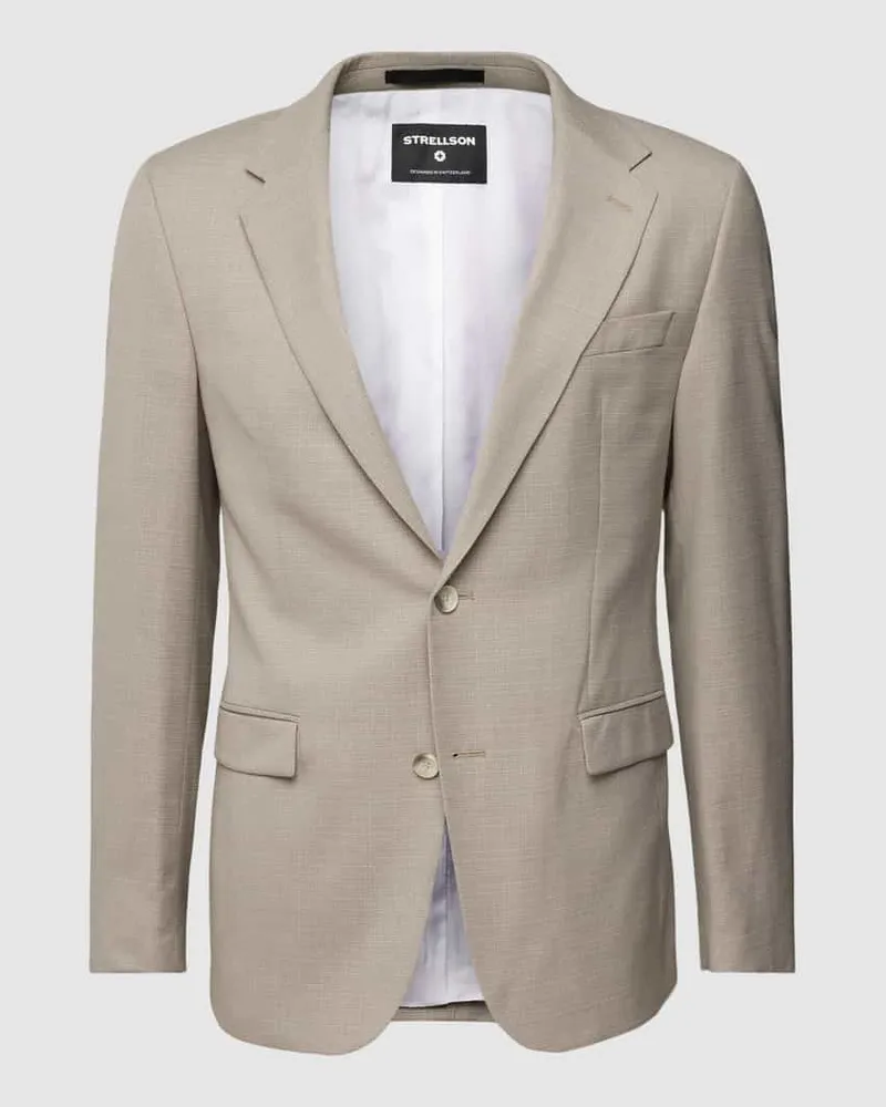 Strellson 2-Knopf-Sakko mit Reverskragen Modell 'Alzer Beige