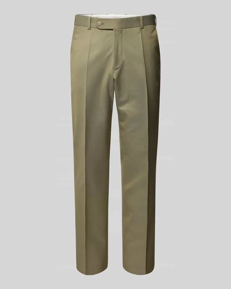 Wilvorst Slim Fit Anzughose mit Bügelfalten 